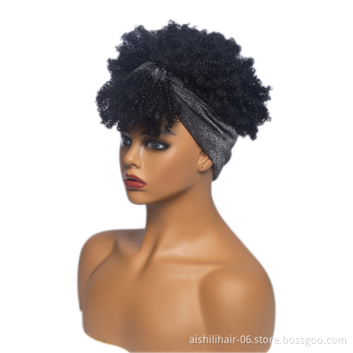 Aishili wholesale wig band grip headband Afro wave headband wigs for black women